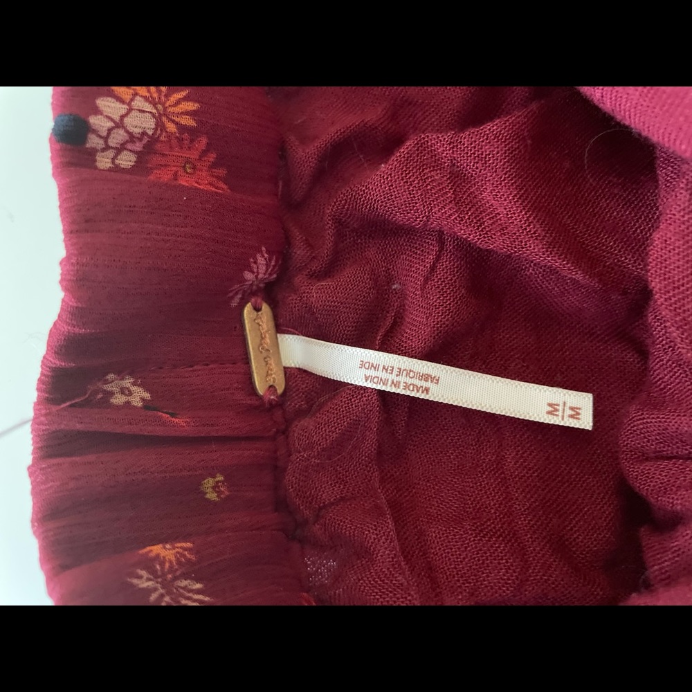 Free People Flower Skirt